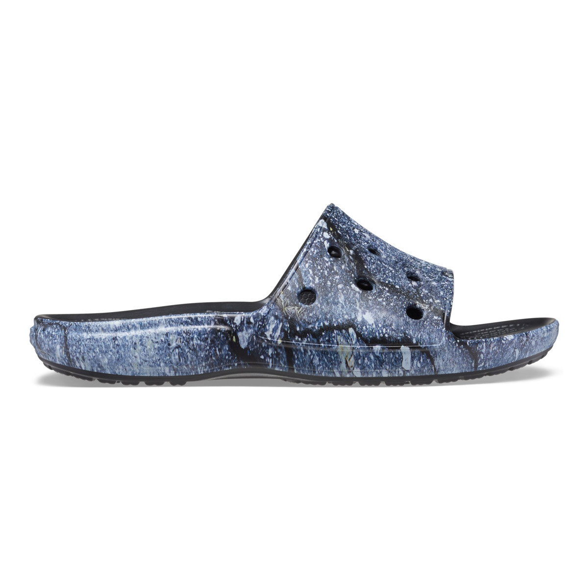 Papuci Crocs Classic Hyper Real Slide Multicolor - Multi/Black - imagine 8